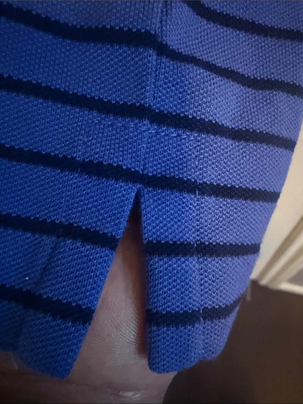Polo by Ralph Lauren Royal Blue Polo with Navy Stripes *Very good condition*